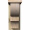 Ekena Millwork Ridgewood Rough Sawn Corbel w/Backplate, Douglas Fir, 6"W x 14"D x 14"H COR06X14X14RID01RDF - alternate 4